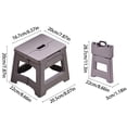 thumbnail image 3 of Kbndieu P Lastic Folding St Ool Space Saving Small Stool Folding Stool for Home Office Outdoor Kitchen & Dining, 3 of 6
