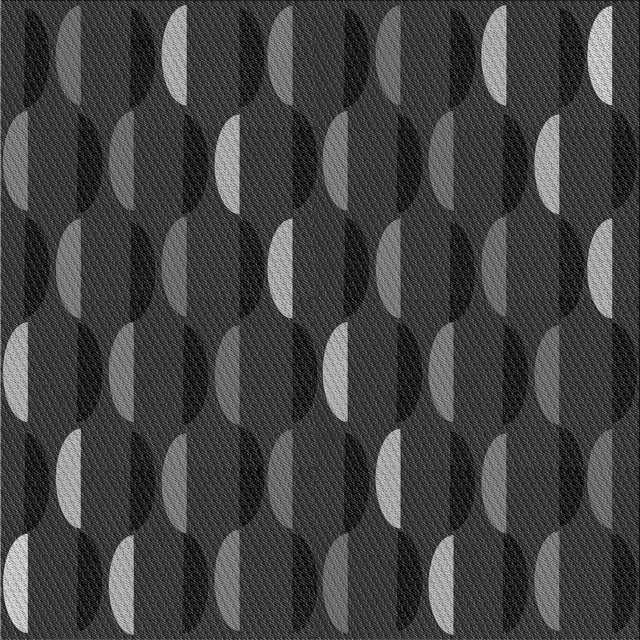 Ahgly Tapis d'Intérieur Lavable en Machine Carré Gris Cendré Transitionnel, 7 Pieds Carré