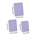 thumbnail image 3 of EGNMCR Kitchen Gadgets, Kitchen Accessories Rectangular Tray Large Medium And Small Sets Of Three Household Plates To Put Tea Cups Dinner Plates To Put Snacks Plates Plastics Tray Packages, 3 of 6
