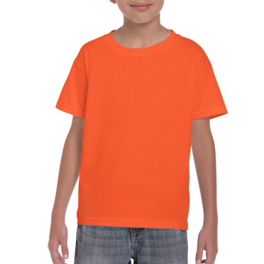 Gildan Youth DryBlend T-Shirt, M, Orange