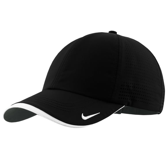 Nike Golf Dri-FIT Swoosh Perforated Cap. NKFB6445 Black LG/XL