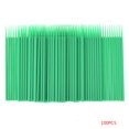 thumbnail image 3 of 100pcs Double Head Disposable Swab Fiber Buds Plastic Sticks Eyebrow Eyelash Make Up Tools, 3 of 9