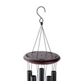 thumbnail image 3 of Hometrends 30" Classic Black Metal Outdoor Wind Chime, 3 of 8