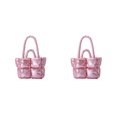thumbnail image 3 of Baohd Larger Capacity Tote Bag With Big Opening For Easy Access Books Crossbody Bag pink 2Set, 3 of 6