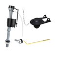 thumbnail image 4 of GUOOL Toilet Fill Valve Portable Toilet Component Height Adjustable Toilet Inlet Valve Black T4241, 4 of 9