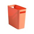 thumbnail image 4 of serony Large Trash Can Wastebasket Garbage Container Solid Color Sundries Toiletries Storage Bin High-Capacity Organizers for Home Sundries Toiletries Storage Orange, 4 of 9