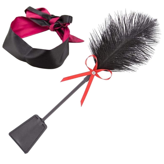 Patte de Plume Érotique avec Nœud Taquine Patte de Plume