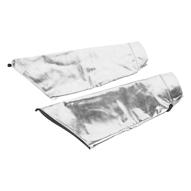Abbracc 2 Pcs Tabliers en Aluminium Gants Manches Protection Industrielle Costume Léger