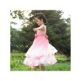 thumbnail image 4 of Girls Dress Pink Gradient Color Party Pageant Flower Lace Top Sleeveless 7 Years, 4 of 7