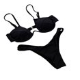thumbnail image 4 of Women Push-up Padded Bra Bandage Bikini Set Swimsuit Triangle Swimwear Bathing, 4 of 5
