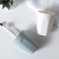 thumbnail image 3 of 400ml Simple Design Bathroom Rinsing Wash Tooth Mug cup; Mouthwash Plastic Tumbler Toothbrush Holder Cup Water Bottle, 3 of 9