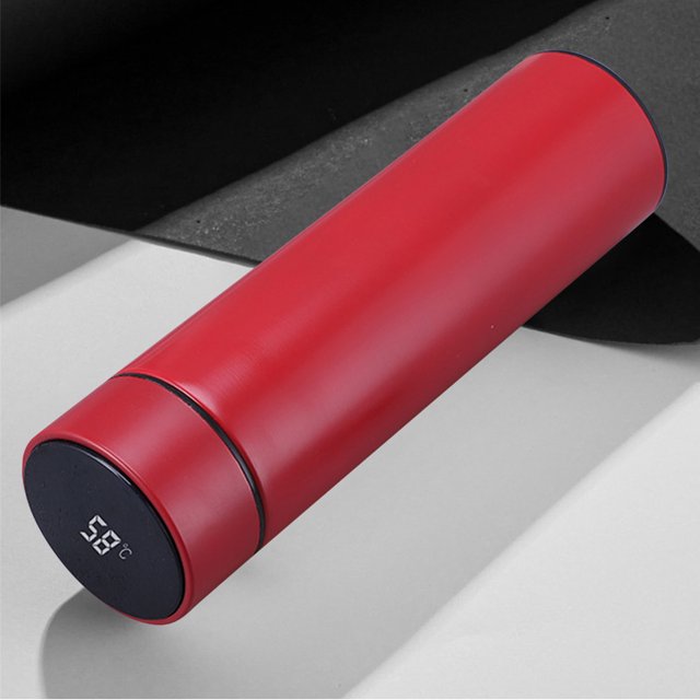 Agiferg Vacuum Cup With Smart Temperature Display,Tactile Sensation Display Temperature 304 Stainless Steel Insulation Cup