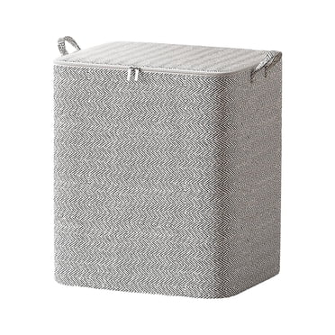 zanvin Sacs de Rangement pour Vêtements, Sac de Rangement à Fermeture Éclair en Non-Tissé Panier de Rangement pour Couette de Déménagement Sac de Rangement pour Vêtements de Grande Capacité pour Voyage