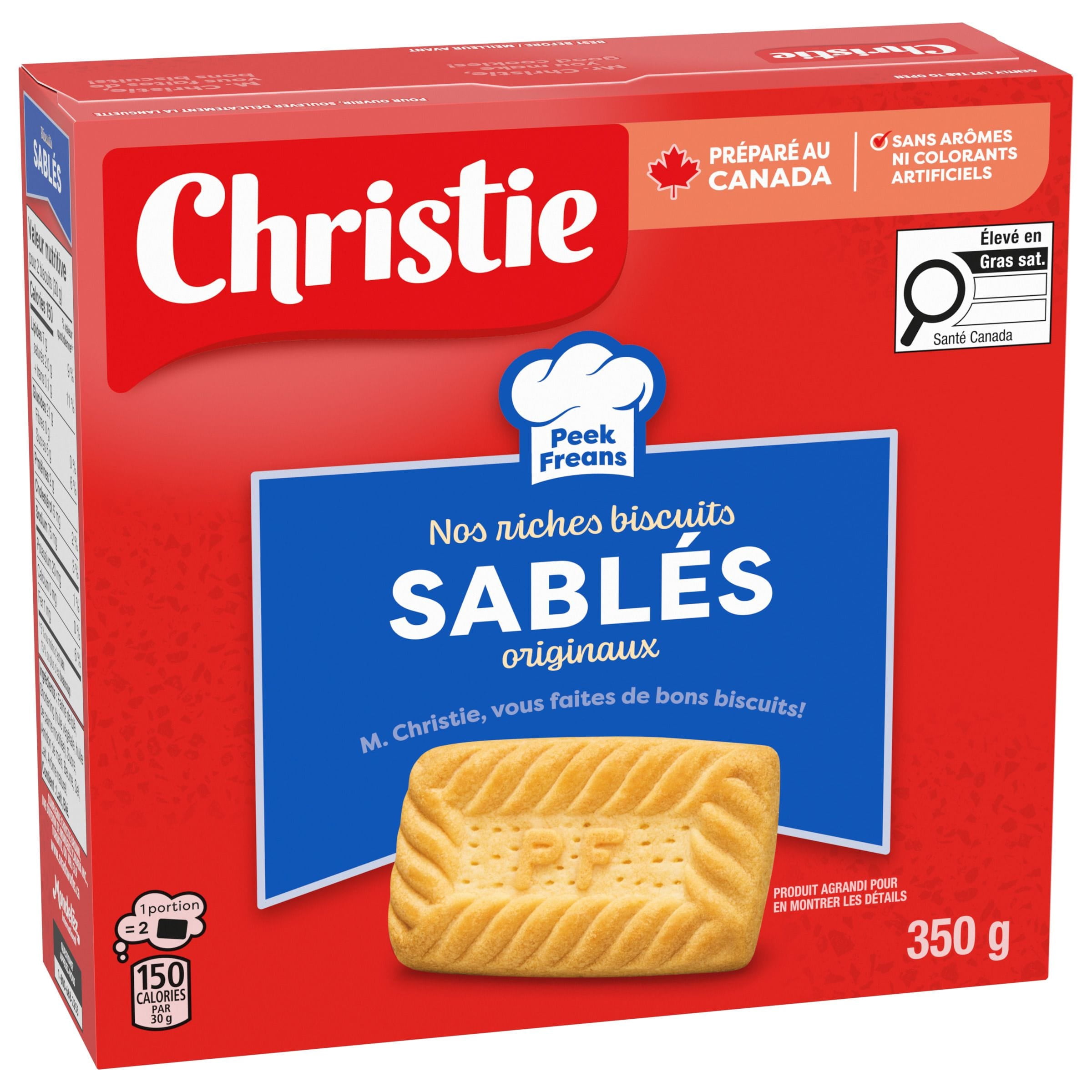 Biscuits sablés glacés de Peek Freans