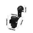 thumbnail image 3 of Qonioi Car Inlaid Rotating Phone Holder, 360 Degree Rotation Suction Cup Car Mount for Navigation, Universal Dashboard Windshield Phone Stand for All Phones, 3 of 6
