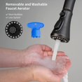 thumbnail image 3 of ORUYROP Pull Down Spray Head for Kitchen Faucet,3-Function Kitchen Sink Spray with 10 Adapters, Faucet Head Replacement Compatible with Moen, American Standard, Delta, Kohler Faucets Oil-Rubbe, 3 of 7