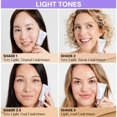 thumbnail image 4 of Page Vine Long-Lasting Liquid Foundation D Sundays Beautyscreen 50 Peptide Foundation Tints 2 in 1 And Skin Tint with Light Buildable Coverage Infused with Peptides (2.5 Light Neutral 30Ml, 4 of 5