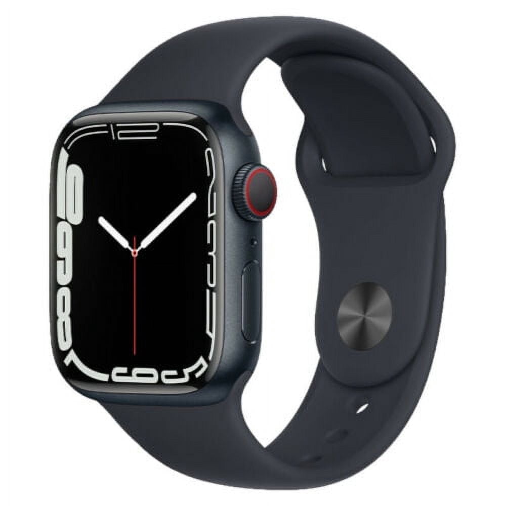 Refurbished Apple Watch Series 7 Aluminum 45 mm (GPS Only, No Cellular) Midnight Black (Grade A)