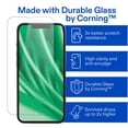 thumbnail image 4 of onn Corning Glass Screen Protector for iPhone® 14 Plus / 13 Pro Max, Made with Durable Glass by Corning™ for Ultimate Drop & Scratch Protection, Includes Advanced Easy Application Tray, 4 of 8