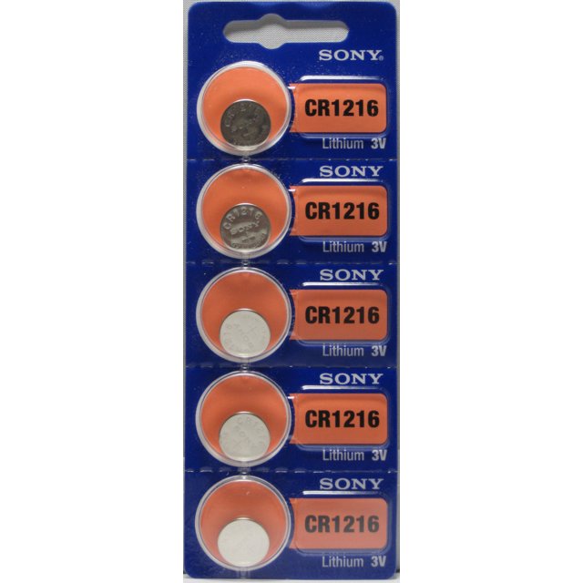 Sony CR1216 3 Volt Lithium Coin Watch Batteries (15 Batteries)