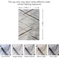 thumbnail image 2 of JV Home Area Rug Stripes Beige 6'6"x10' Washable Carpet Anti Slip, 2 of 6