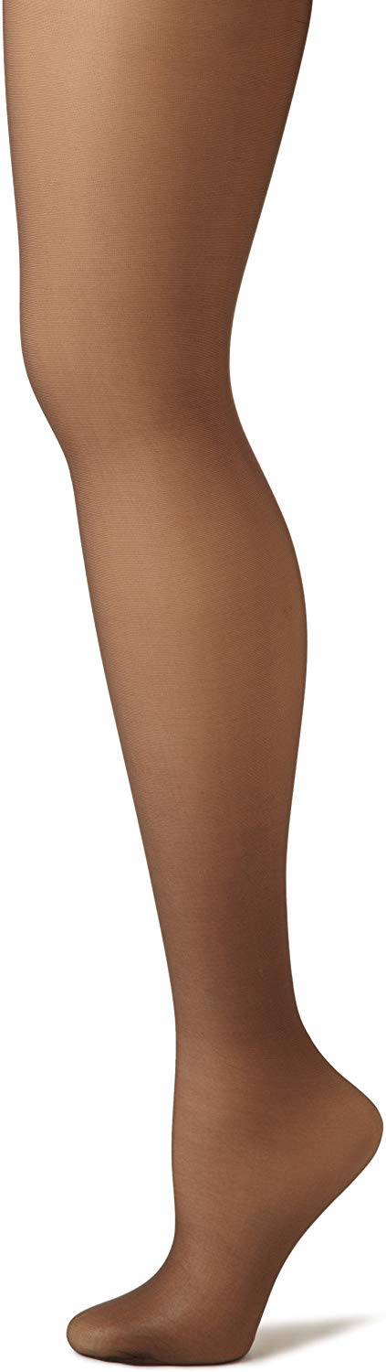 Hanes Womens Silk Reflections Silky Sheer Non-Control Top Sheer Toe 6-Pack, EF,