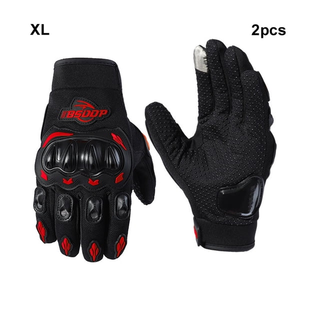 Maoww Lightweight And Breathable Motocross Bike Gloves • Extra-protective Padding red XL