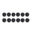 thumbnail image 1 of relayinert 12 Pcs Balles de Pickleball Durables avec Trous pour Compétition Extérieure Finition Exquise Balles Noir, 1 of 6