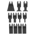 thumbnail image 1 of 11PCS Lame de Scie Oscillante Libération Rapide Acier au Carbone Travail Droit Multitool Lame Kit, 1 of 14