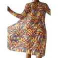thumbnail image 2 of MAWCLOS Women Bathing Suit Ruched Swimsuit Three Pieces Swim Bikini Set Push Up Seaside Floral Print Swimming Suits Yellow L, 2 of 3