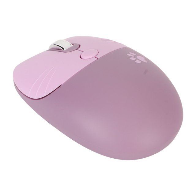 Souris Chat Mignon 2,4 g, 3 Niveaux de DPI, Silencieuse, Compatible avec, Mac, Linux