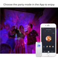 thumbnail image 2 of Xinxinyy Tuya WIFI Projection Light WIFI Star Projector Smart Light LED Cloud Projector Colorful Starry Projector Support for for Home Voice Control Indoor No.4, 2 of 6