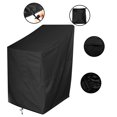 thumbnail image 4 of Housse de Chaise de Patio Imperméable Housse Extérieure; Housse de Protection pour Siège de Salon Mobilier de Jardin Empilable, 4 of 9