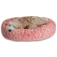 thumbnail image 2 of Majestic Pet 40" Lit de Bagel de Sherpa de Saumon Charlie, 2 of 4