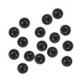 thumbnail image 1 of Unique Bargains Perles de Pêche Rondes en Plastique de 7 mm Outil d'Attirail Noir 200 Pcs, 1 of 5