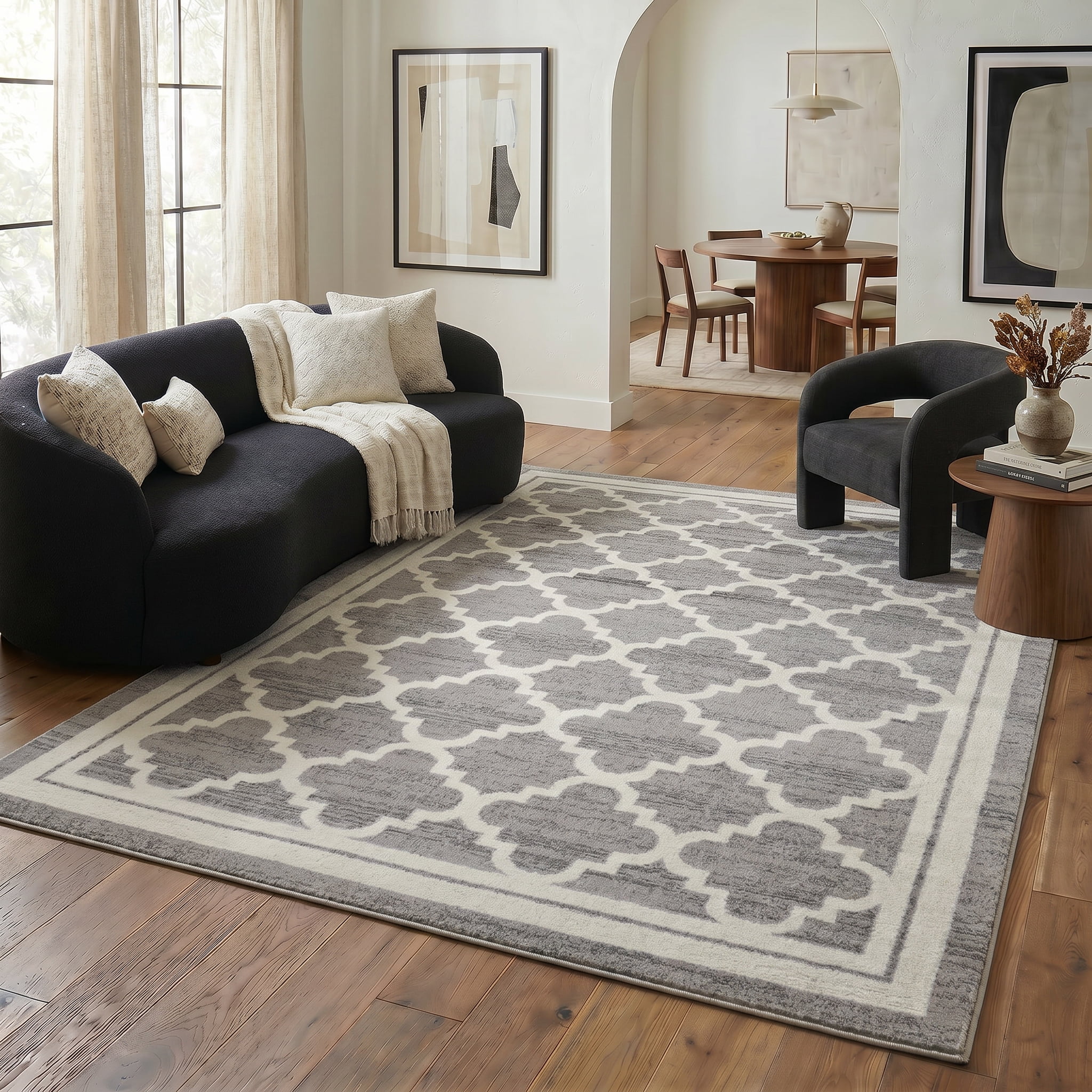 Rug Branch Collection Sakarya Tapis d'intérieur marocain moderne