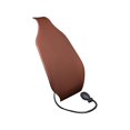 thumbnail image 1 of jinwen Car Lumbar Support Cushion Anti Slip Adjustable Comfortable Easy Installation PU Coffee, 1 of 8