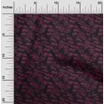 thumbnail image 2 of oneOone Rayon Dark Magenta Fabric Tropical Craft Projects Decor Fabric Printed By The Yard 56 Inch Wide, 2 of 5