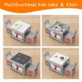 thumbnail image 3 of Kids Table and Chair Set, Toddler Desk with Storage Drawer, Wooden Activity Table with Detachable Tabletop, Suitable for Classroom,Home,Nursery,Playroom, 3 of 7