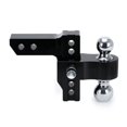 thumbnail image 1 of Adjustable Trailer Hitch 2" Receiver 6" Drop/Rise Drop Hitch 12500 LBS GTW Ball Mount 2" 2-5/16" Dual Towing Ball Double Locks ,Weatherproof Double Locking Hitch Pin, 1 of 6