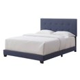 thumbnail image 4 of Home Fare Biscuit Tufted Queen Bed in Heathered Denim Blue, 4 of 7