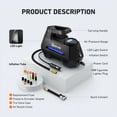 thumbnail image 2 of AstroAI Cordless Tire Inflator, Portable Air Compressor 100PSI, Electric Air Pump for Car Tires with Auto Shutoff & Digital Pressure Gauge, Tire Pump for Cars, Bikes & Motorcycles, blue, 2 of 10