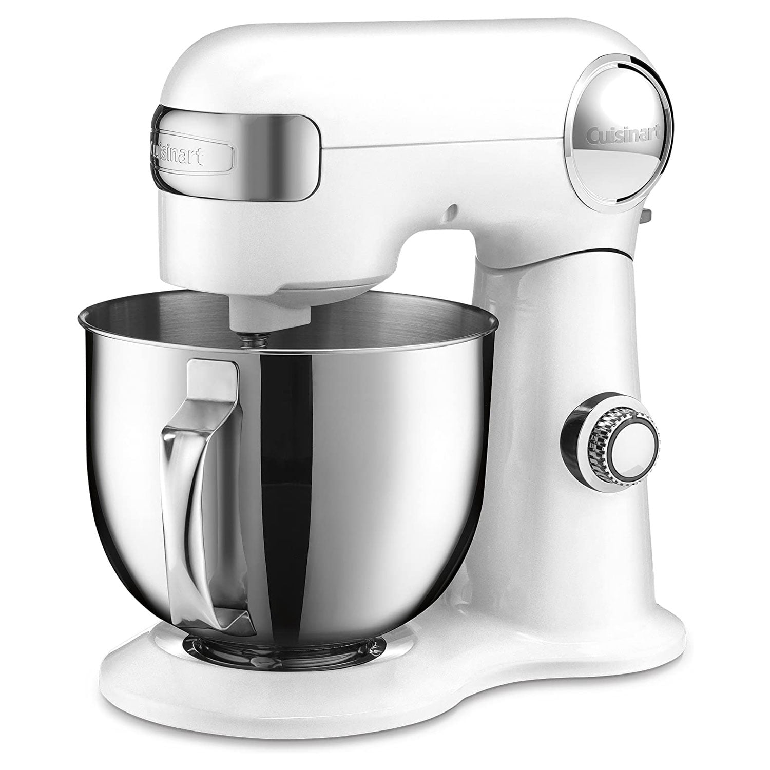 Cuisinart SM-50R Precision Master 5.5 Quart Stand Mixer, White Linen