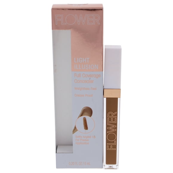 Light Illusion Full Coverage Concealer - D2-3 Deep by Flower for Women - 0.20 oz Concealer