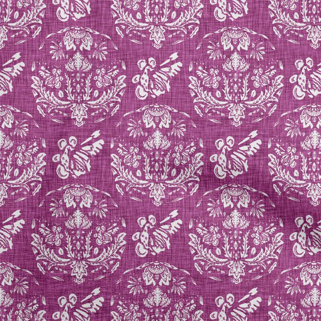 oneOone Cotton Flex Magenta Fabric Block Sewing Craft Projects Fabric Prints By Yard 40 Inch Wide-YJ