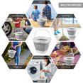 thumbnail image 3 of Portable Collapsible Bucket Water Basin Container for Fishing Hiking Backpacking Camping Outdoor Survival Car Washing, 3 of 8