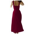 thumbnail image 3 of Timegard Robes d'Été pour Femmes à Larges Bretelles, Encolure Carrée, Sans Manches, Couleur Unie, Coupe Ajustée, Décontractée, Confortable, 3 of 6