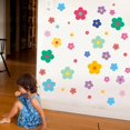 thumbnail image 3 of RKSTN peel and stick wallpaper Spring Flower Wall Decal Kindergarten Classroom Window Decoration PVC Self Adhesive Hummingbird Flower Wall Decal Wallpaper, 3 of 5