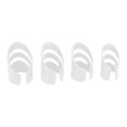 thumbnail image 4 of 4Pcs Guitare Finger Pic Fingertip Protecteur Instrument Accessoire Set Kit pour Basse Banjo, 4 of 8