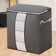thumbnail image 4 of EGNMCR Storage Containers, Kitchen Storage & Organization Heavy Duty Storage With Reinforced Handles Extra Large Storage Bags For Clothes Tote Bag Double Zipper For Space Saving Travel storage pocket, 4 of 5